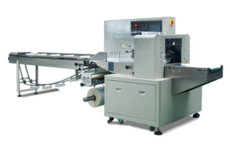 horizontal flow wrapping machine