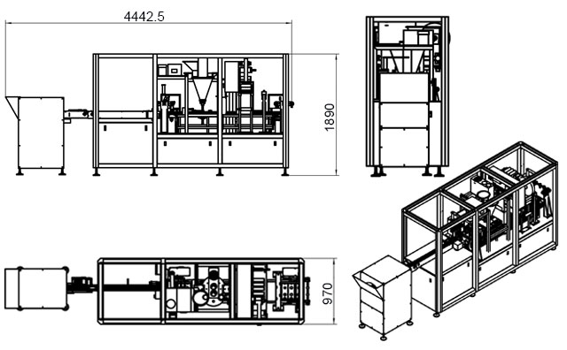 Coffee Capsule Filling Sealing Machine