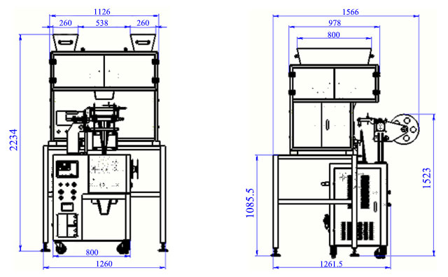 Pyramid Tea Bag Machine